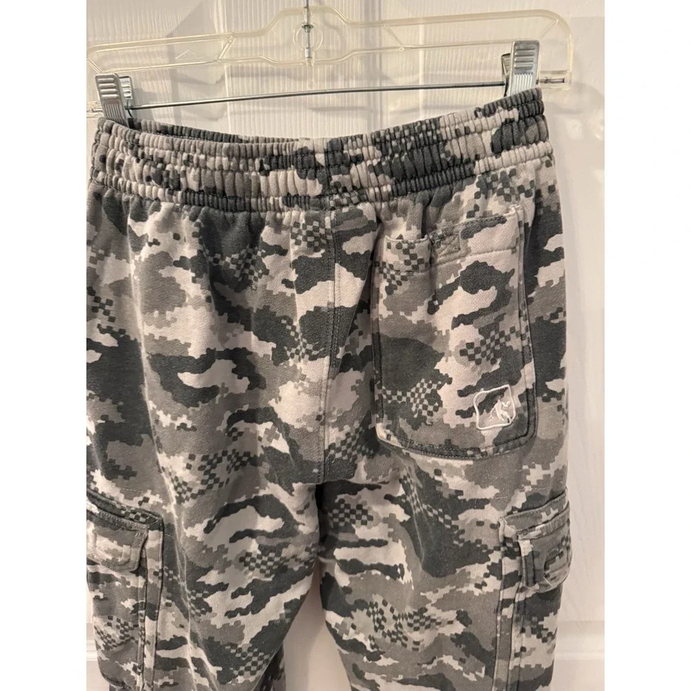 Vintage And1 Sweatpants Mens Sz S Camo Cargo Baggy Basketball‎ Pull On